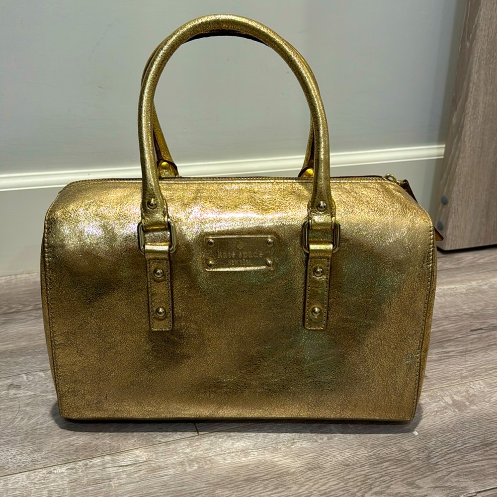 Metallic Gold Kate Spade Handbag